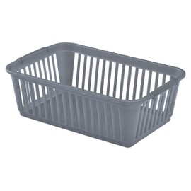 Whitefurze Handy Basket, Silver, 25 cm
