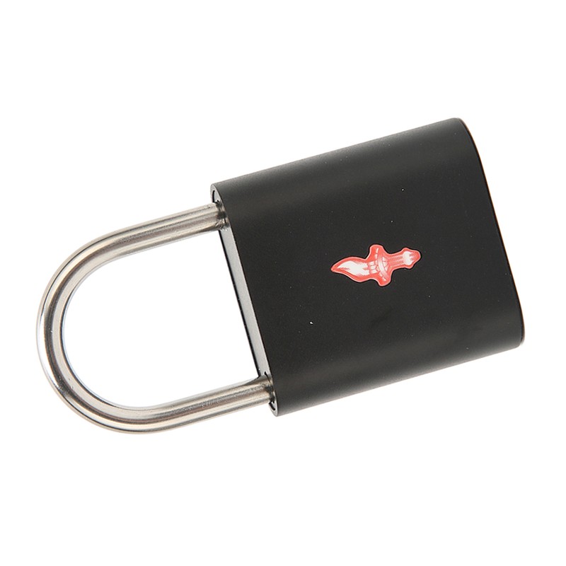 Fingerprint Padlock Biological Recognition Aluminium Alloy USB Rechargeable Support 10