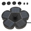 Solar Fountain Solar Powered Plum Blossom Style Fast Start Up