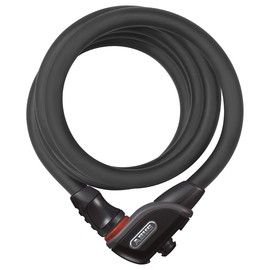 ABUS PHANTOM 8950/180 KF - Cable Bike Lock Set with KF Saddle Clamp Bracket - 12/15mm - ABUS Security Level 5 - Black
