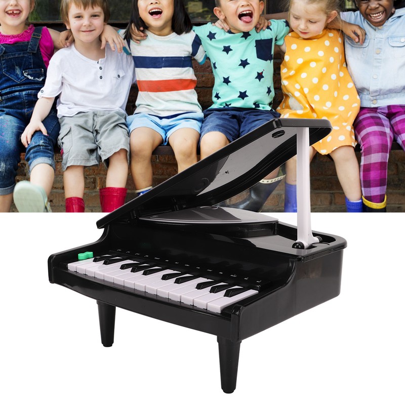 Kids Electronic Piano Toy Black Educational Piano Children Multifunctional Musical