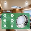 7 Inch 12V Marine Boat Dome Light Dual Color
