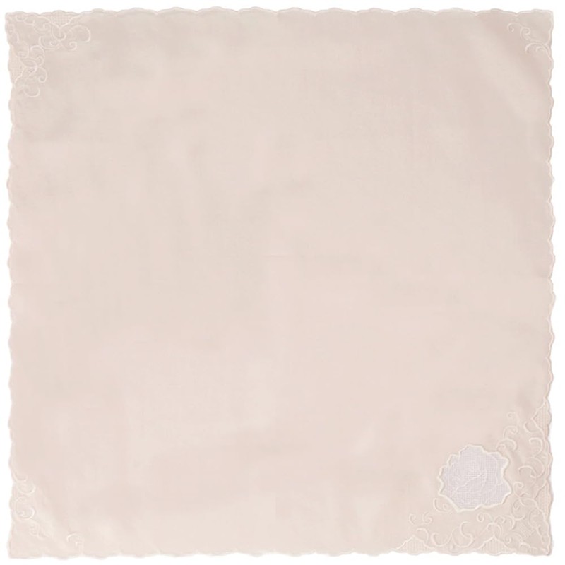 Lanvin Collection 08001202 Handkerchief Women's Embroidered Handkerchief, Pink (A)