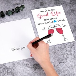 Fanice Eos Christmas Cards Gifts for Women 2024 Christmas Cards with Envelopes for Boyfriend Girlfriend Anniversary Card Gifts for Him Her Valentines Day Card for Fiance Husband Wife