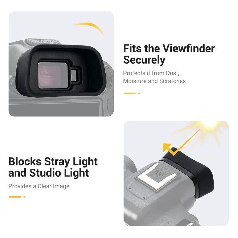 Soft Silicon Camera Extend Eyecup Eyepiece for Canon EOS R7