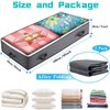Coyanyu Pack of 2 90 L Underbed Storage Box with