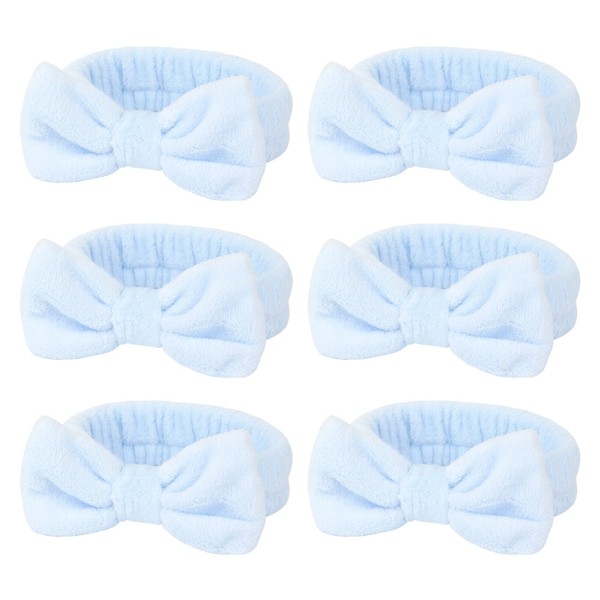 KIUEZIR Skincare Headband for Women Girls, 6 Pack Non Slip