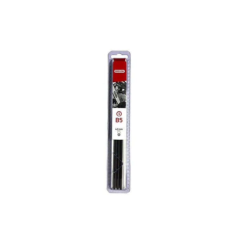 OREGON 70509 Round File 0.16 inch (4.0 mm), Pack of