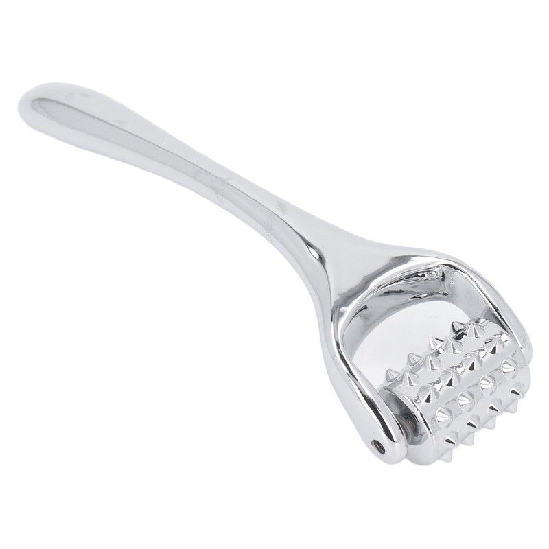 Metal Acupuncture Massage Roller Muscle Relaxing Improve Circulation Handheld Acupoint