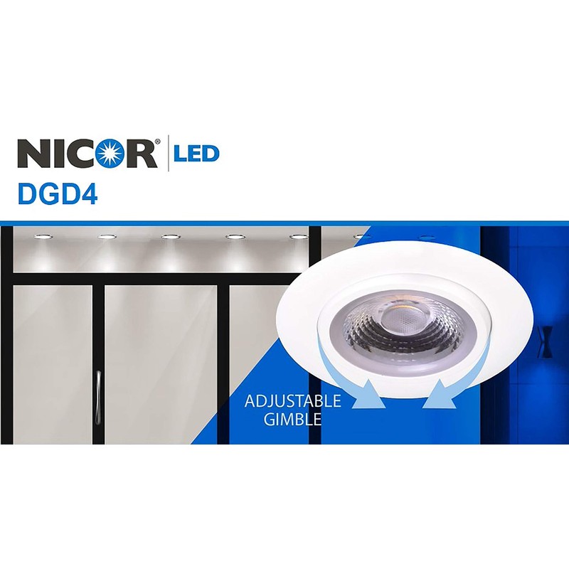 NICOR Lighting DGD411202KRDOB LED Downlights, Oil-Rubbed Bronze