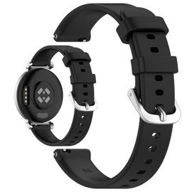 MOTONG Compatible with Garmin Lily 2 Active Replacement Band - Silicone Replacement Wrist Band Strap Compatible with Garmin Lily 2 Active/Lily 2(Silicone Black)