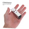 Mobestech 4pcs Wooden Door Support Caster Wheels Mini Side Mount
