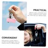 FOMIYES Chic Knitted Lipstick Holder Keychain Accessory Lip Gloss Bag