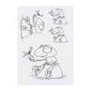 Azeeda 4 x 'Frosch mit Fliege' Temporäre Tattoos - Wasserfest,
