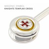 The Masonic Collection - Knight Templar KT Napkin Holder/Hook -