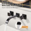 ALEASHA Wall Mounted Bathroom Sink Faucet Oil Rubbed Bronze Bathroom
