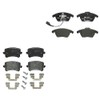BREMBO Kit De Balatas De Frenos Delanteras Y Traseras Compatible