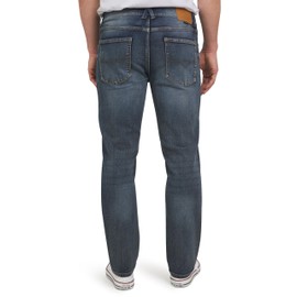 Quiksilver Men's 5 Pocket Straight Fit Stretch Waist Denim Jeans, Gershwin