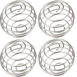 Protein Shaker Ball Set – 4pcs Stainless Steel Wire Whisk Ball, 2.04" Diameter, Perfect Shaker Ball for Shaking Protein Powders, Smoothies & More