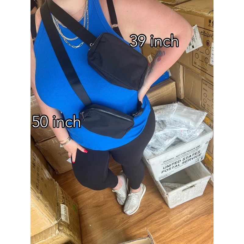 Original 50" Long Strap Iris Crossbody Bag:_Tan Leopard