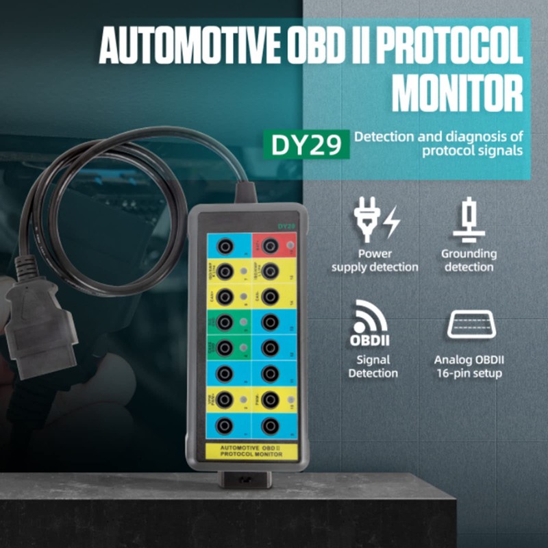 Detector de Protocolo OBDII Caja de Ruptura OBD2 Detector de
