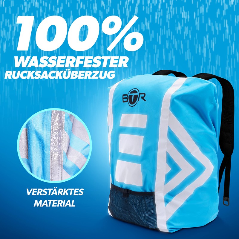 BTR Waterproof Rain Cover For Rucksack, Rain Cover For School