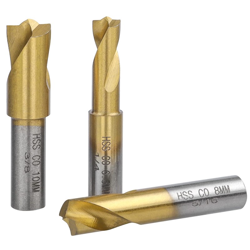 Yakamoz 3Pcs Spot Weld Drill Bit Set CO Cobalt Spot