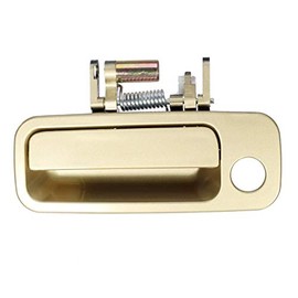 Eynpire 8010 Exterior Outside Outer Front Left Driver Side Beige/Gold Door Handle For 1997 1998 1999 2000 2001 Toyota Camry