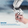 Spray Gun Set Upper Pot Gravity Feed Paint 1.8mm Fluid