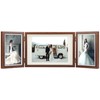 TOFOREVO Three Picture Frame 4x6 and 5x7 Wooden Hinged Folding