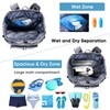 VIGEGARI Large Beach Backpack Waterproof Sandproof - Oversized Beach Bag-