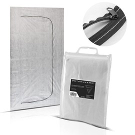STAHLWERK Dust Protection Door Dust Door Dirt Lock Dust Curtain with Integrated Zip C Shape