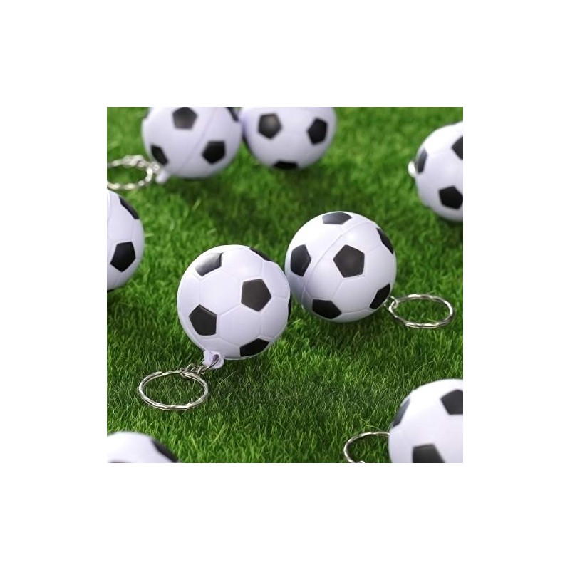 20 Pack Mini Sports Ball Keychains - Fun Fidget Toys