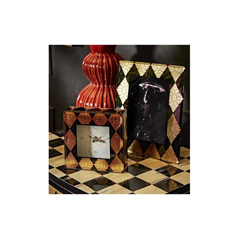 MACKENZIE-CHILDS Evenfall Desk Clock