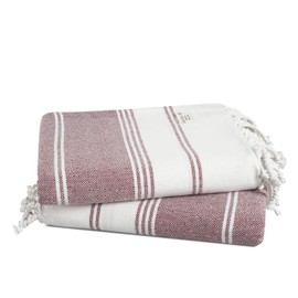 LANE LINEN Beach Towels For Women, 2 Pack Large Beach Towels Oversized, Pre-Washed, No-Shrink Sand Free Beach Towels, Quick Dry, Lightweight Travel Towel, Soft Beach Bath Towel, 39"x71" - Fired Brick