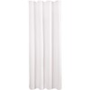 Decorative curtain opaque universal ribbon tape micro satin., White, 140x145