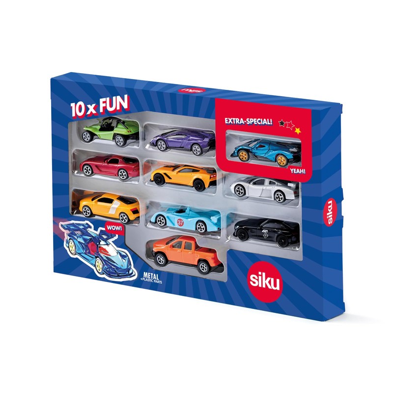 SIKU SK0450 Sports Car Set of 10