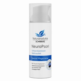 Naturprodukte Schwarz - NeuroPsori Special Care Cream - Skin Care for Dry, Reddened Skin and Flaky Skin, 50 ml