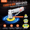 VEVOR 1/2/3 Inch Random Orbital Air Sander, High-Speed 15000RPM Mini
