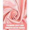 LOZTBUE Pack of 2 Pink Waterproof Shower Cap, Reusable Shower