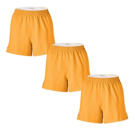 Soffe Women's Cheer Active Shorts: Trendy Fashion Orange
