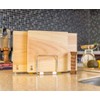 Kirin Cutting Board Stand, Stainless Steel, Extra Thick Cutting Board