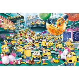 1000 Piece Jigsaw Puzzle Minions Funny Jelly Factory (50 x 75 cm)