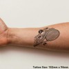 Azeeda 'Tennisschläger & Bälle' Temporäres Tattoo - Hautfreundlicher & Ungiftiger