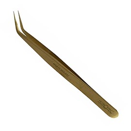 Horotec MSA12.303-S5C Brass Watchmaker Tweezers with Fine Tips, Tool