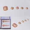 Light Rain Press on Toenails - Lolita, 3D Pink Fake
