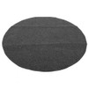 36in Round Shape Gary Barbecue Mat Oil Resistant BBQ Floor