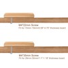 sourcing map Wood Pull Handles, 2pcs 128mm/5.04" Hole Distance Wooden