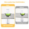 Uni HIMO Shelf Dividers，Vertical Purse Organizer for Closet，Thickened and Sturdy