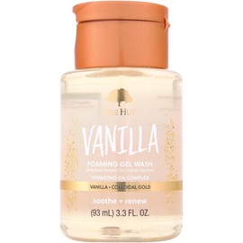 TREE HUT, Foaming Gel Wash Travel Size Vanilla, Gel Limpiador Espumoso, Aroma Cremoso, Hidrata y Suaviza la Piel, 93 ML